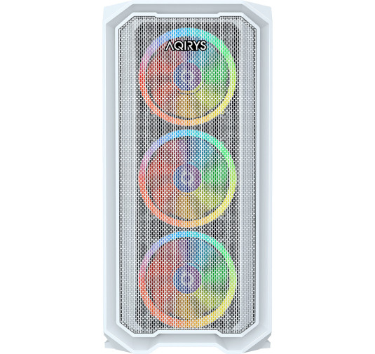 Boitier AQIRYS WEZEN - Mini tour - MATX - 4 Fans - ARGB White