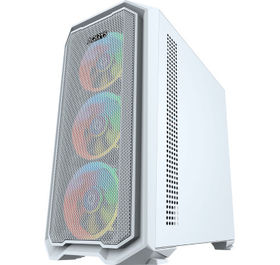 Boitier AQIRYS WEZEN - Mini tour - MATX - 4 Fans - ARGB White