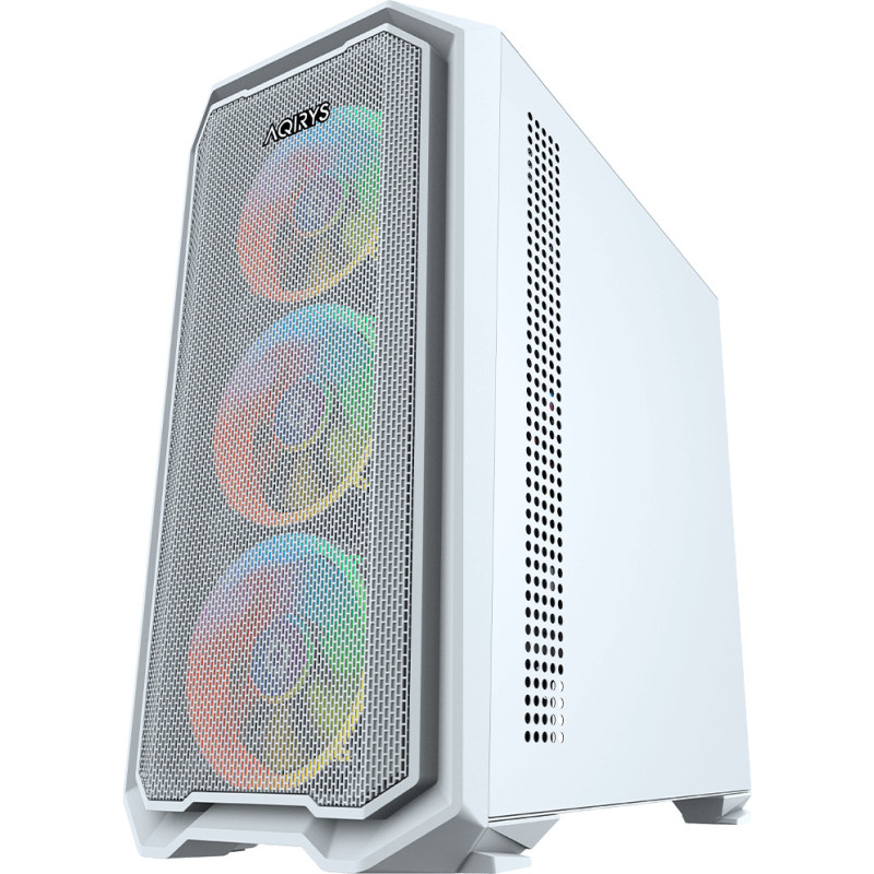 Boitier AQIRYS WEZEN - Mini tour - MATX - 4 Fans - ARGB White