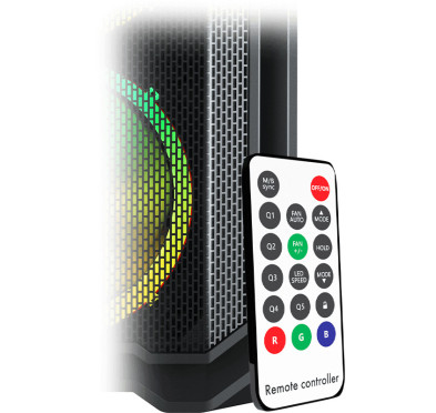 Boitier AQIRYS WEZEN - Mini tour - MATX - 4 Fans - ARGB Black