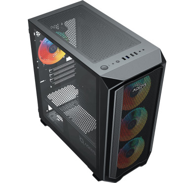Boitier AQIRYS WEZEN - Mini tour - MATX - 4 Fans - ARGB Black