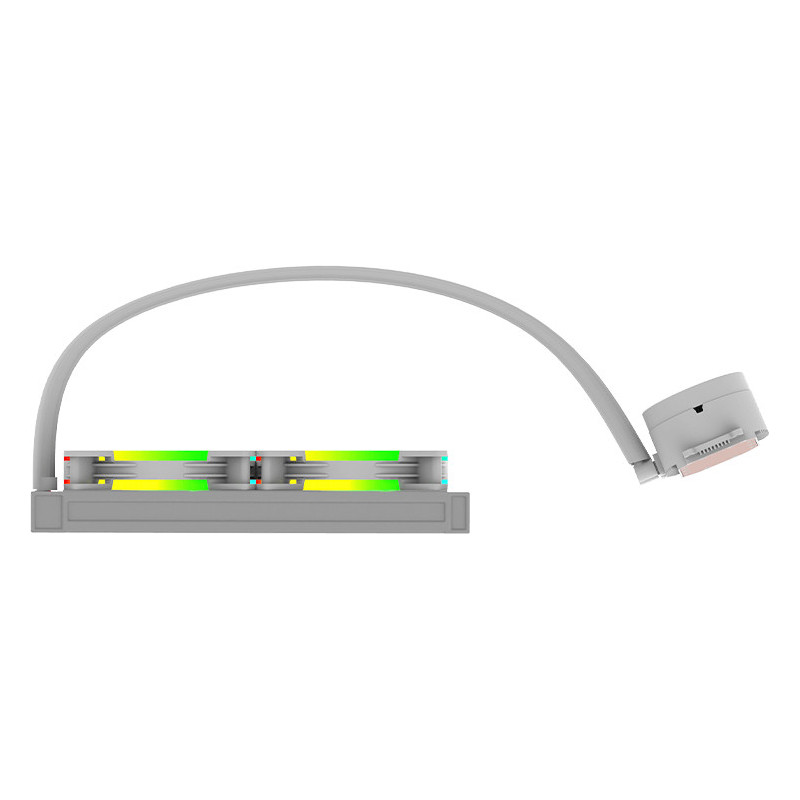 Refroidisseur processeur AQIRYS AQUARIUS 240 AIO ARGB -White Refroidisseur processeur AQIRYS AQUARIUS 240 AIO ARGB -White