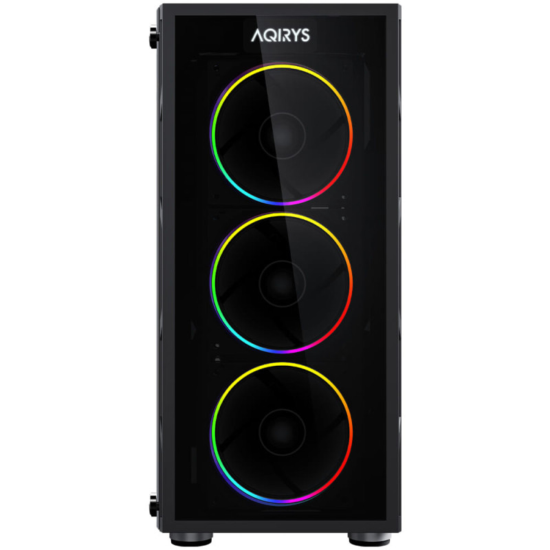 Boitier AQIRYS ANTARES - Midi tour - ATX - 4 Ventilateurs - ARGB Black Boitier AQIRYS ANTARES - Midi tour - ATX - 4 Ventilateurs - ARGB Black