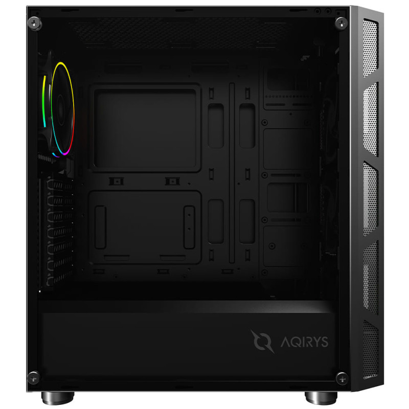 Boitier AQIRYS ANTARES - Midi tour - ATX - 4 Ventilateurs - ARGB Black Boitier AQIRYS ANTARES - Midi tour - ATX - 4 Ventilateurs - ARGB Black