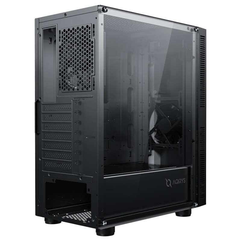 Boitier AQIRYS ELECTRE - Midi tour - ATX - 2 ventilateurs - ARGB Black Boitier AQIRYS ELECTRE - Midi tour - ATX - 2 ventilateurs - ARGB Black