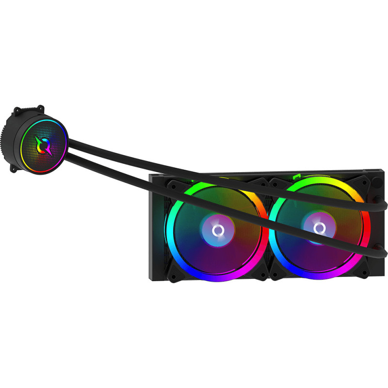 Refroidisseur processeur AQIRYS AQUARIUS 240 AIO ARGB -Black Refroidisseur processeur AQIRYS AQUARIUS 240 AIO ARGB -Black