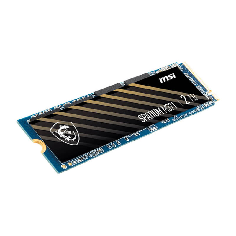 Disque dur interne SSD NVMe M.2 MSI SPATIUM M371 2 To