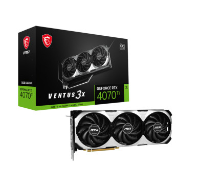 Carte graphique MSI GeForce RTX 4070 Ti ventus 3X 12G OC