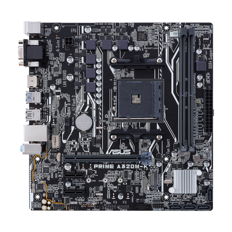Carte Mère Asus PRIME A320M-K DDR4 Carte Mère Asus PRIME A320M-K DDR4