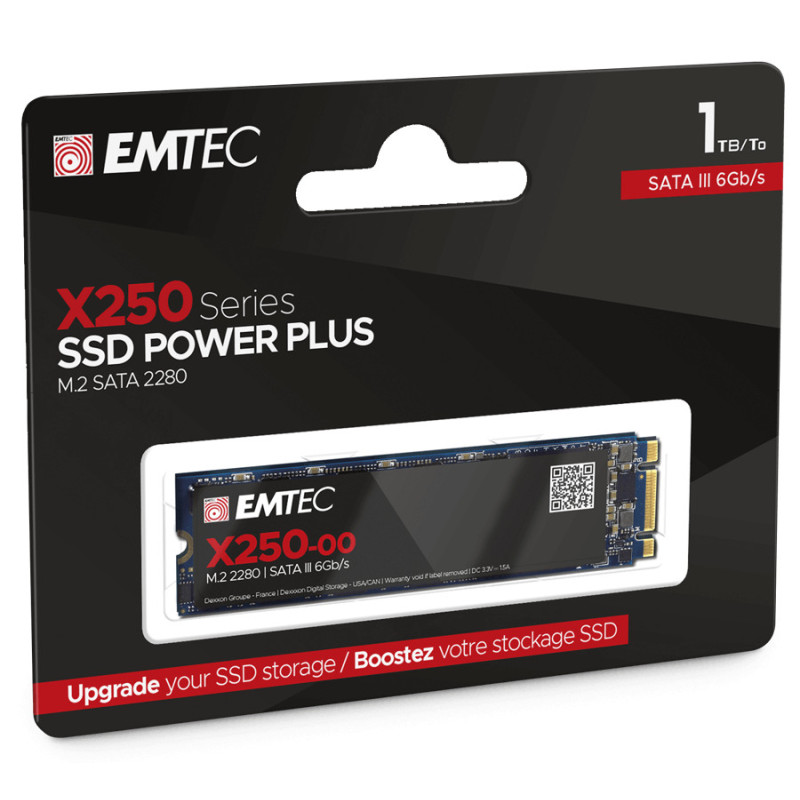 Disque SSD EMTEC X250 M.2 2280 Power Plus 1To