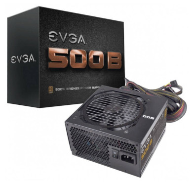 Boite d'alimentation EVGA ATX 500W 80+ Bronze