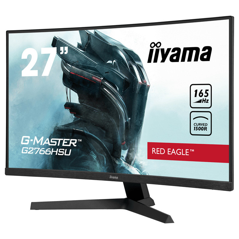 Ecran PC Gamer iiyama G-MASTER G2766HSU-B1 27" VA Incurvé, FHD, 1ms, 165Hz Ecran PC Gamer iiyama G-MASTER G2766HSU-B1 27" VA Incurvé, FHD, 1ms, 165Hz