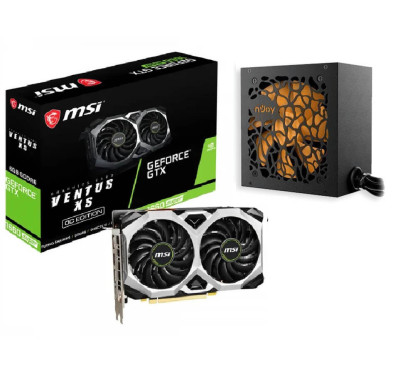 Kit upgrade PC - C.Graphique MSI GTX 1660 Super Ventus XS OC + Alimentation NJOY TITAN+ 600W 80+ Bronze