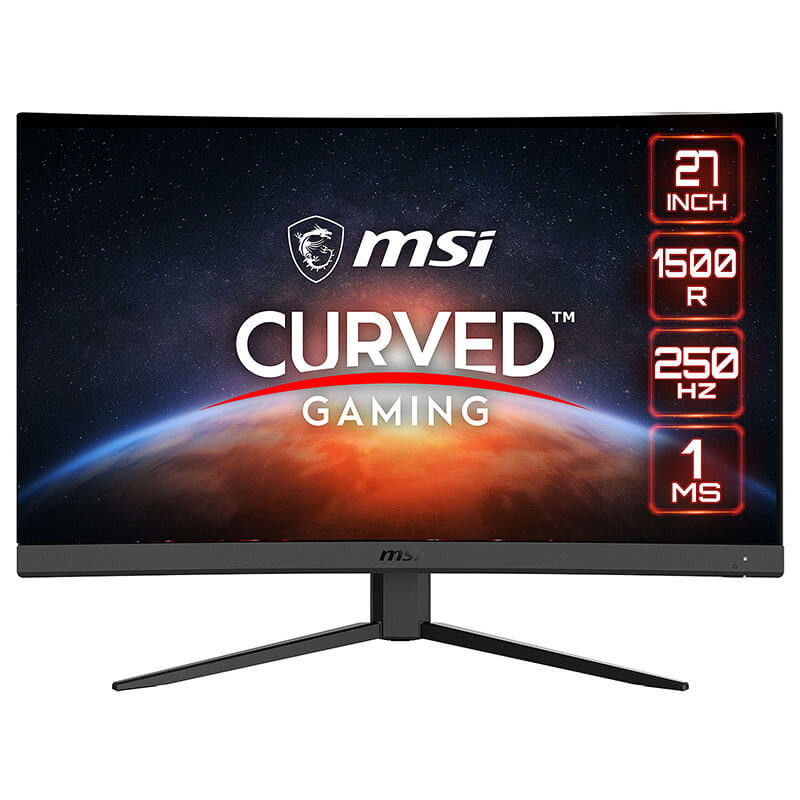 Écran Pc Gamer Incurvé 27 Pouces 165Hz, 1080P Moniteur Pc Gaming