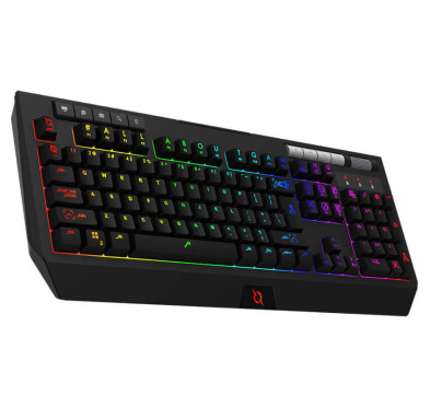 Clavier Gamer Membrane AQIRYS CAPELLA, 100% Anti-ghosting, RGB -Black