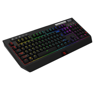 Clavier Gamer Membrane AQIRYS CAPELLA, 100% Anti-ghosting, RGB -Black