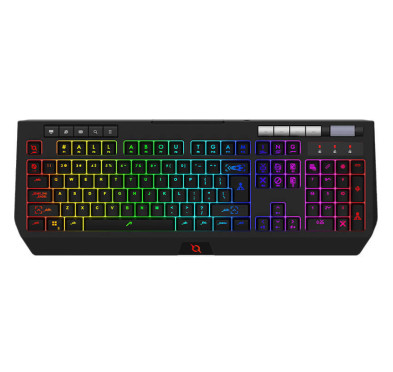 Clavier Gamer Membrane AQIRYS CAPELLA, 100% Anti-ghosting, RGB -Black