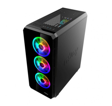 Pc Gamer sur Mesure ALPHA-BLACK X, Ryzen 5-5600X, 16Go, RTX 4060 VENTUS, 500Go SSD
