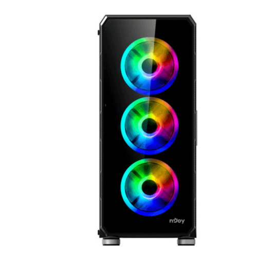 Pc Gamer sur Mesure ALPHA-BLACK X, Ryzen 5-5600X, 16Go, RTX 4060 VENTUS, 500Go SSD