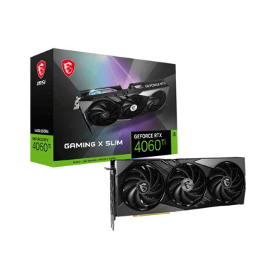 Carte graphique MSI GeForce RTX 4060TI GAMING X SLIM 16G GDDR6