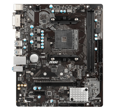 Carte Mère MSI B450M-A PRO MAX - AMD AM4, Core Boost, DDR4 Boost, Turbo M.2