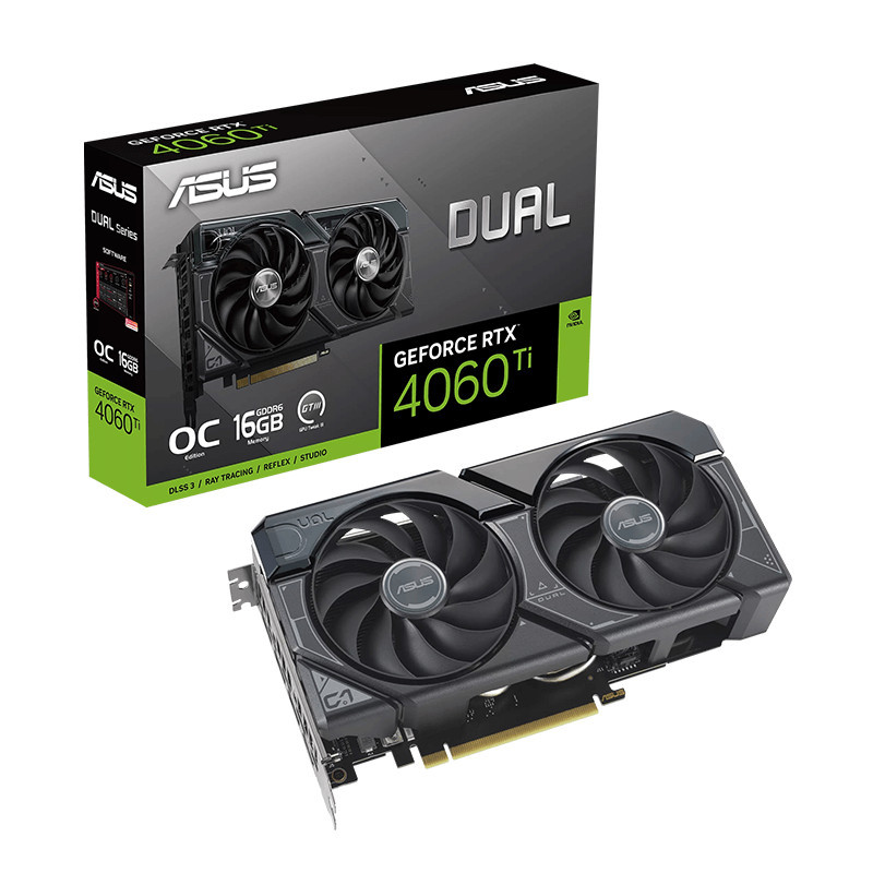 Carte graphique ASUS Dual GeForce RTX™ 4060 Ti OC Edition - 16Go GDDR6 Carte graphique ASUS Dual GeForce RTX™ 4060 Ti OC Edition - 16Go GDDR6