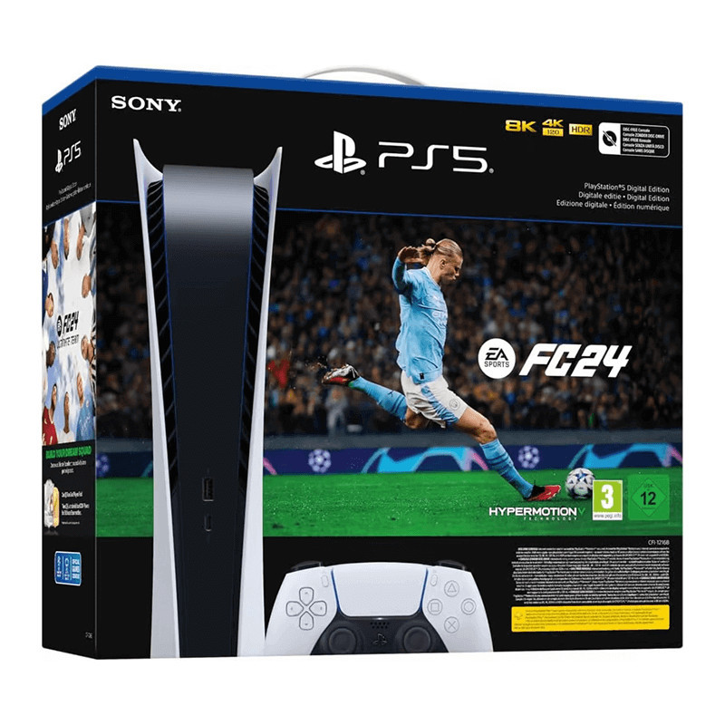 Console SONY PS5 Digital edition + EA SPORTS FC 24