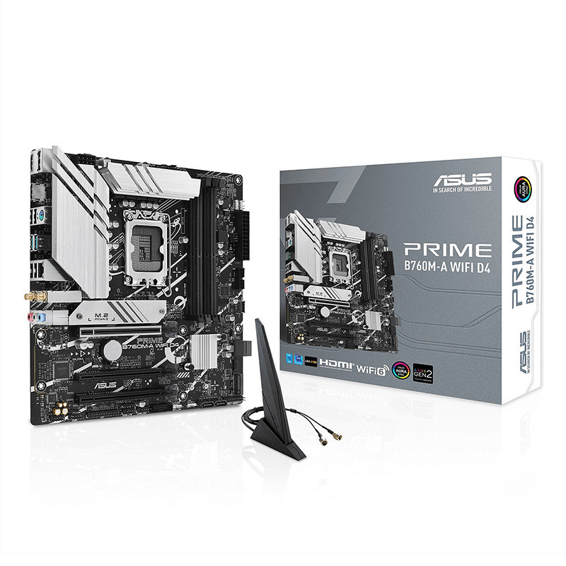 Carte Mère Asus Prime B760M-A WIFI D4 - Intel LGA 1700 -DDR4 Carte Mère Asus Prime B760M-A WIFI D4 - Intel LGA 1700 -DDR4