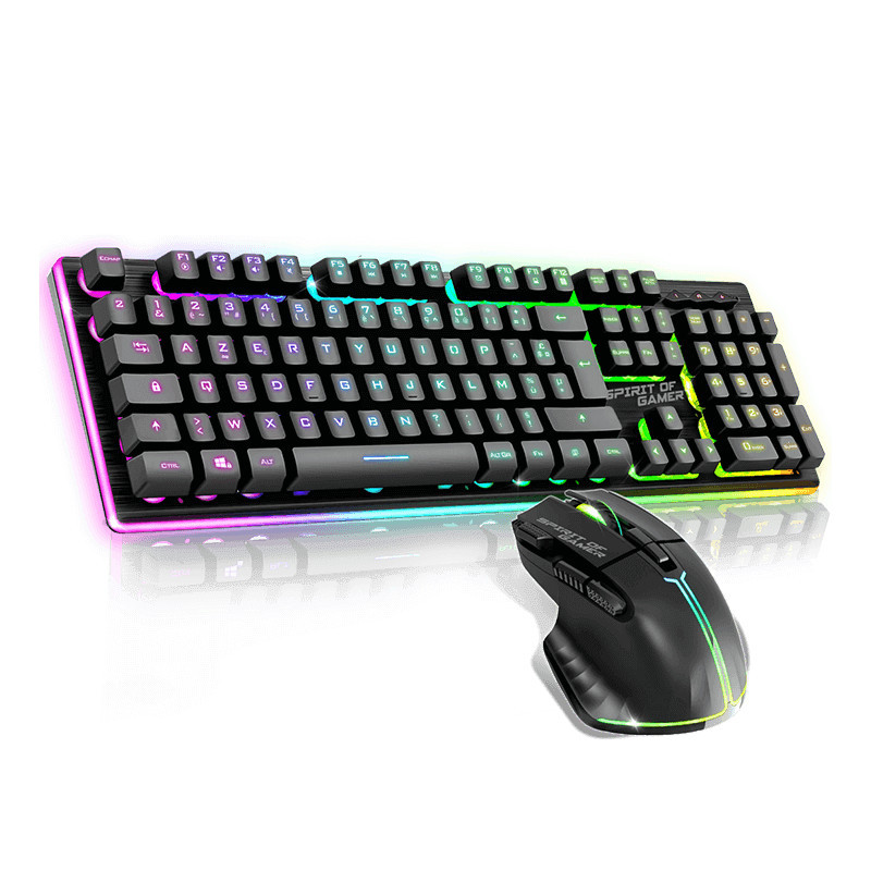 Pack Gamer sans fil SOG ULT600: clavier semi-mécanique & souris 8 Boutons Pack Gamer sans fil SOG ULT600: clavier semi-mécanique & souris 8 Boutons