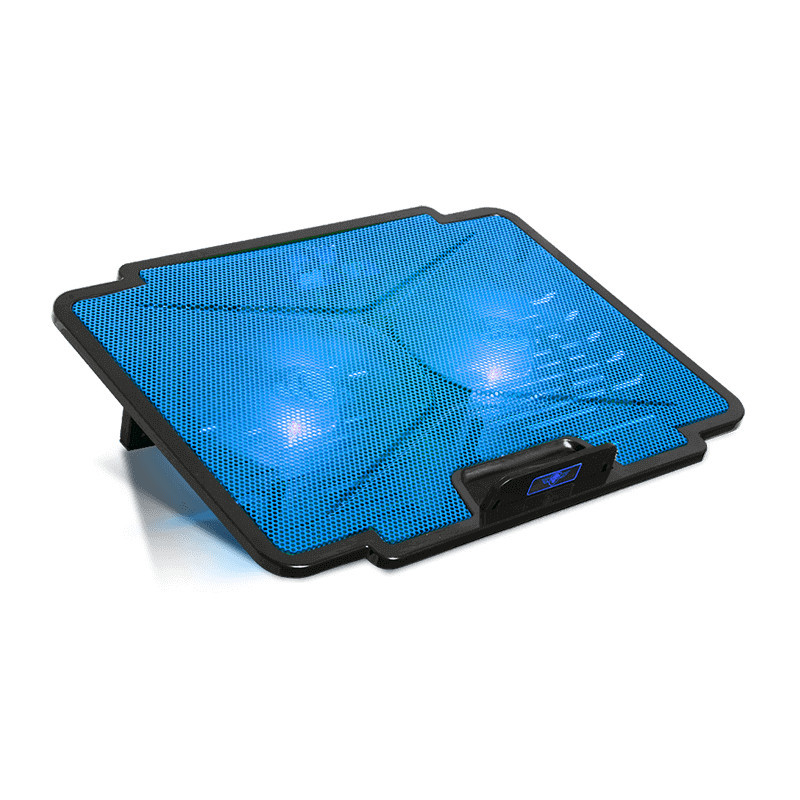 Refroidisseur pour pc portable de 15.6" SOG Airblade 100 Bleu Refroidisseur pour pc portable de 15.6" SOG Airblade 100 Bleu