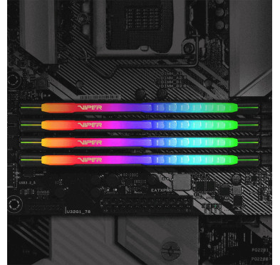Barette Mémoire Patriot Viper Steel RGB CL20  DDR4 3600Mhz -16Go (1x16)