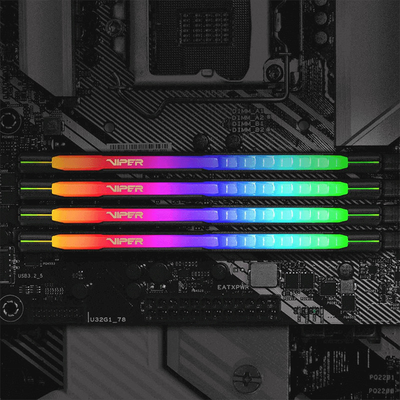 Barette Mémoire Patriot Viper Steel RGB CL20 DDR4 3600Mhz -16Go (1x16) Barette Mémoire Patriot Viper Steel RGB CL20 DDR4 3600Mhz -16Go (1x16)
