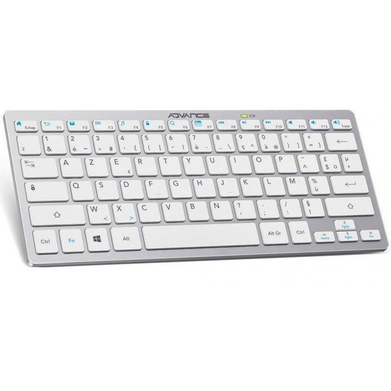 Clavier Sans Fil Silencieux Ultra Compact Advance SMARTKEYS Bluetooth Clavier Sans Fil Silencieux Ultra Compact Advance SMARTKEYS Bluetooth