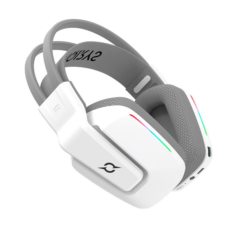 Casque Gamer Sans Fil AQIRYS ALYA stéréo 3D -Blanc Casque Gamer Sans Fil AQIRYS ALYA stéréo 3D -Blanc