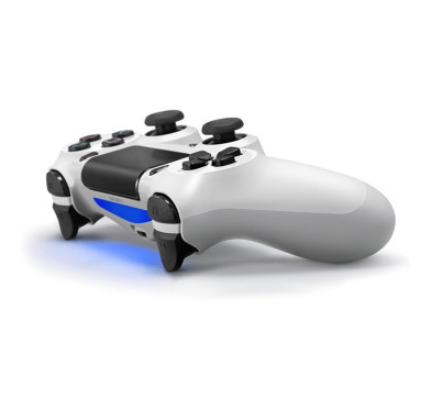 Sony Manette PlayStation 4 officielle, DUALSHOCK 4, Sans fil, Batterie rechargeable -Glacier White
