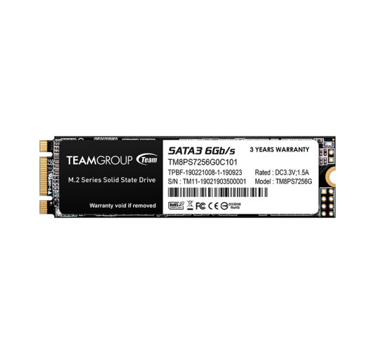 Disque Dur Interne SSD M.2 TeamGroup MS30 M.2 2280 SATA  -256Go