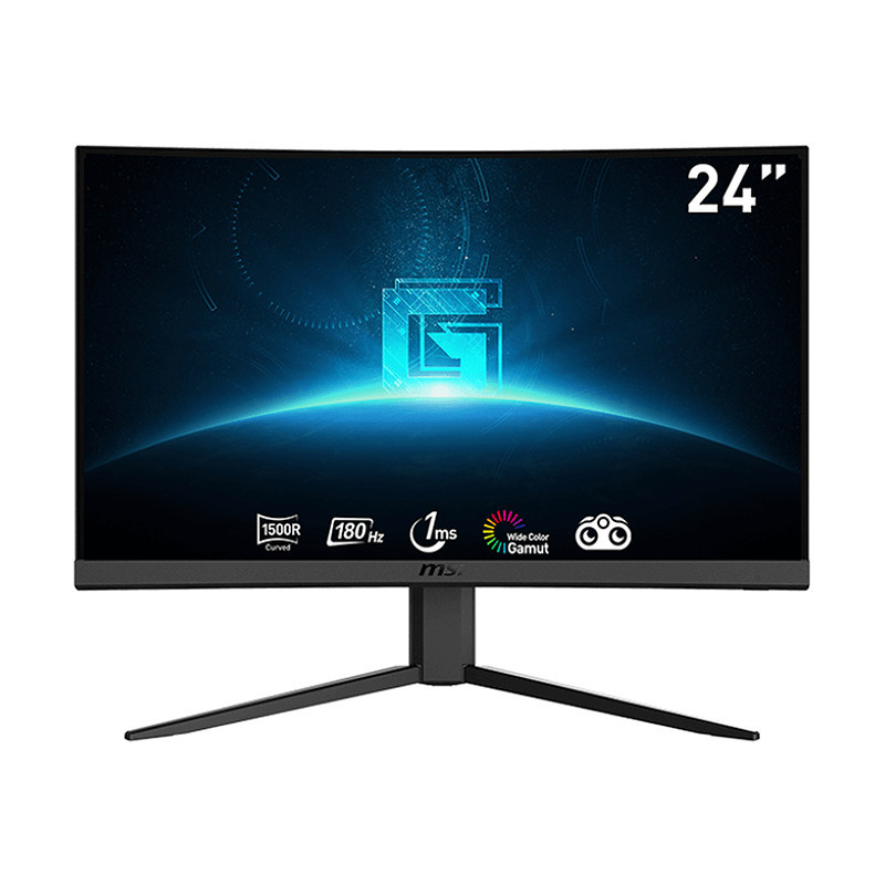 Ecran Gamer Incurvé MSI G24C4 E2, VA 23.6" FHD - 180Hz - 1ms