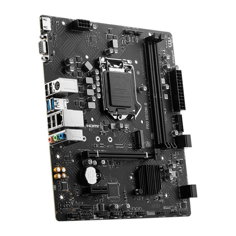 Carte Mère MSI PRO H510M-B - intel 10è - DDR4 - LGA 1200 Carte Mère MSI PRO H510M-B - intel 10è - DDR4 - LGA 1200