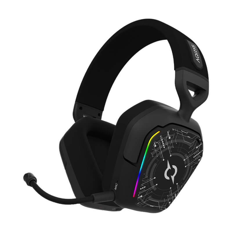 Casque Gamer Sans Fil AQIRYS ALNAIR stéréo 3D -Noir Casque Gamer Sans Fil AQIRYS ALNAIR stéréo 3D -Noir