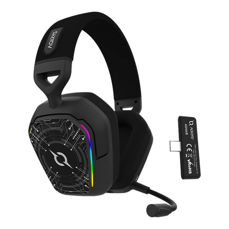 Casque Gamer Sans Fil AQIRYS ALNAIR stéréo 3D -Noir Casque Gamer Sans Fil AQIRYS ALNAIR stéréo 3D -Noir