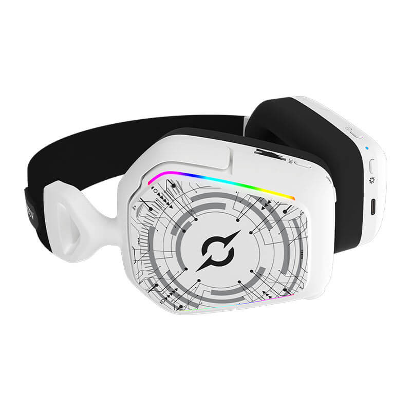 Casque Gamer Sans Fil AQIRYS ALNAIR stéréo 3D -Blanc Casque Gamer Sans Fil AQIRYS ALNAIR stéréo 3D -Blanc