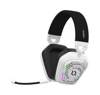 Casque Gamer Sans Fil AQIRYS ALNAIR stéréo 3D -Blanc