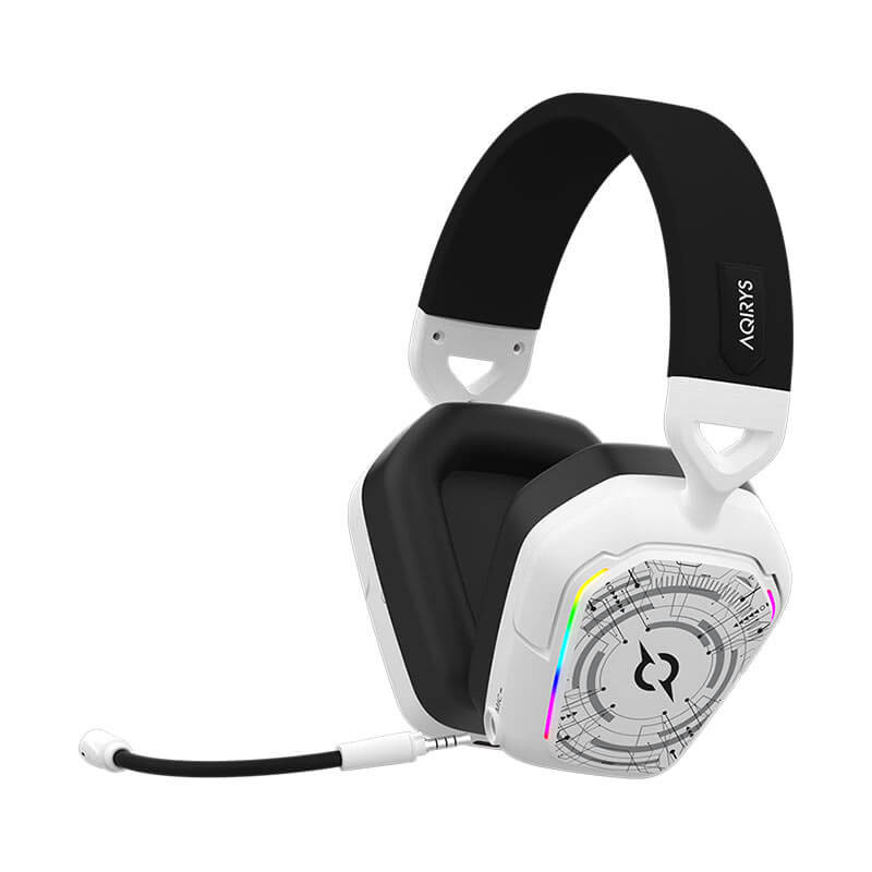 Casque Gamer Sans Fil AQIRYS ALNAIR stéréo 3D -Blanc Casque Gamer Sans Fil AQIRYS ALNAIR stéréo 3D -Blanc
