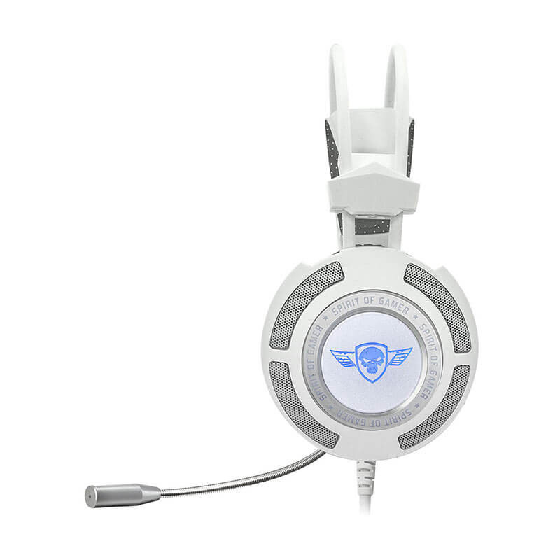 Casque Gaming Spirit of Gamer Elite-H70 - son surround 7.1 virtuel - Blanc