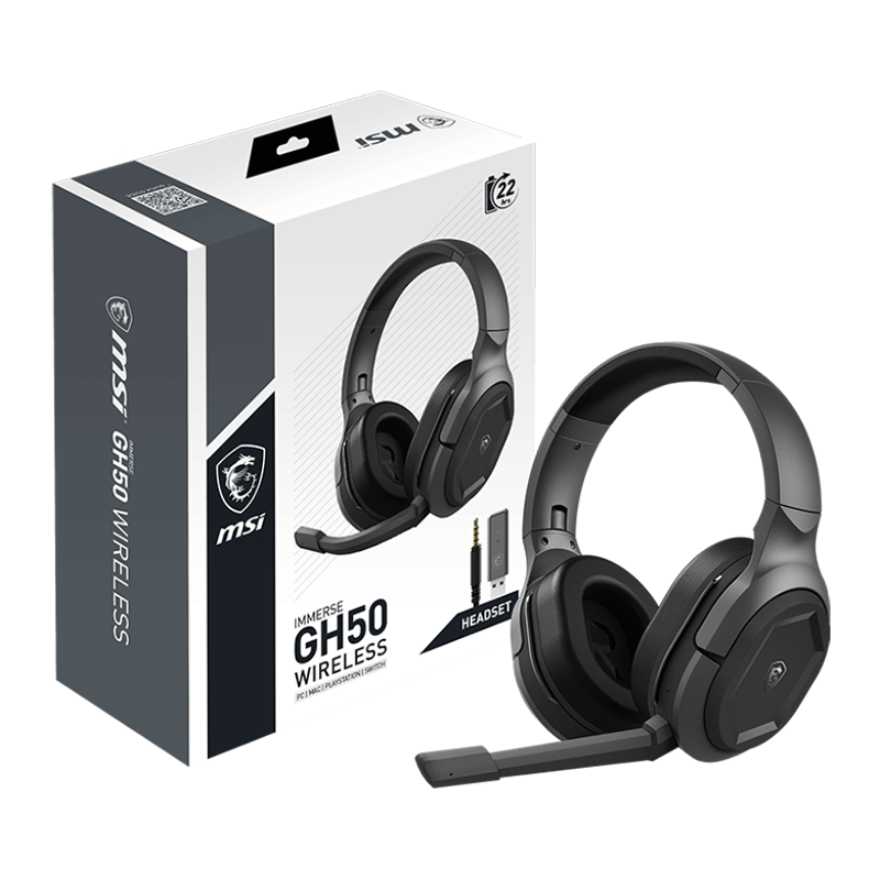CASQUE MSI GAMING GH50 USB - WIRELESS