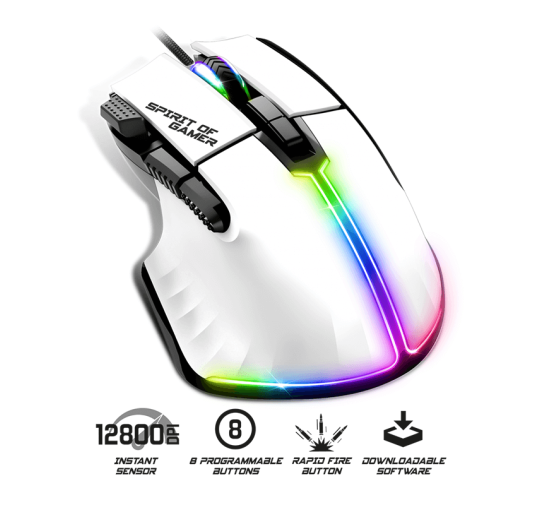 Souris Gaming Spirit of Gamer PRO M5 RGB - White