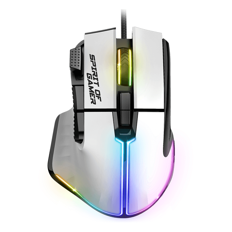 Souris Gaming Spirit of Gamer PRO M5 RGB - White Souris Gaming Spirit of Gamer PRO M5 RGB - White