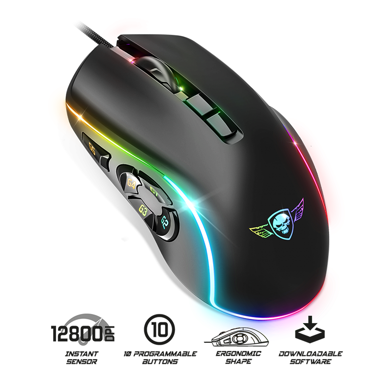 Souris Gaming Spirit of Gamer ELITE-M30 RGB - Filaire Souris Gaming Spirit of Gamer ELITE-M30 RGB - Filaire