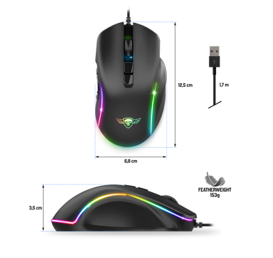 Souris Gaming Spirit of Gamer ELITE-M30 RGB - Filaire