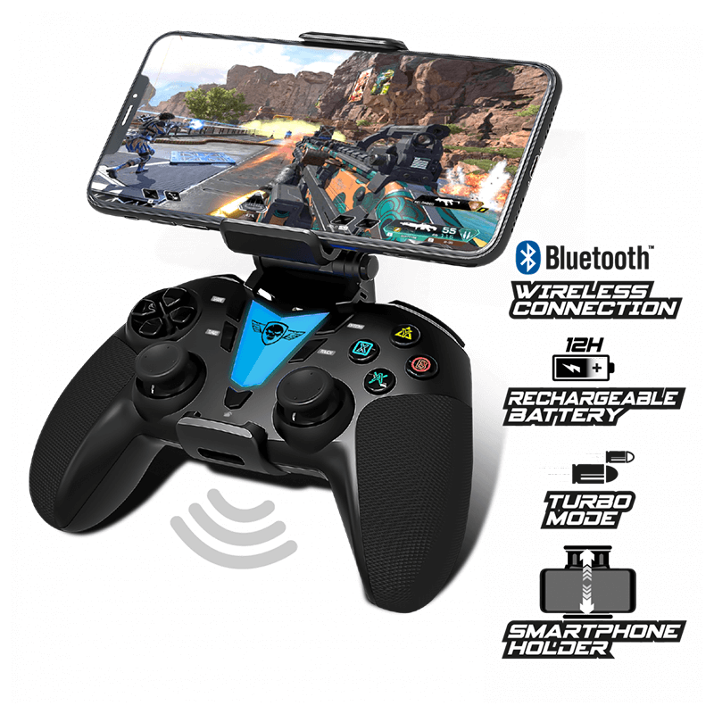 Manette Sans Fil - Spirit Of Gamer PREDATOR pour Smartphone + Support inclu Manette Sans Fil - Spirit Of Gamer PREDATOR pour Smartphone + Support inclu